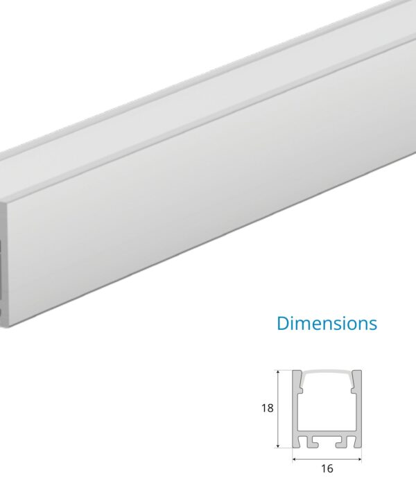 Surface Mounted Profile – EN-PFL-SMS-S1618