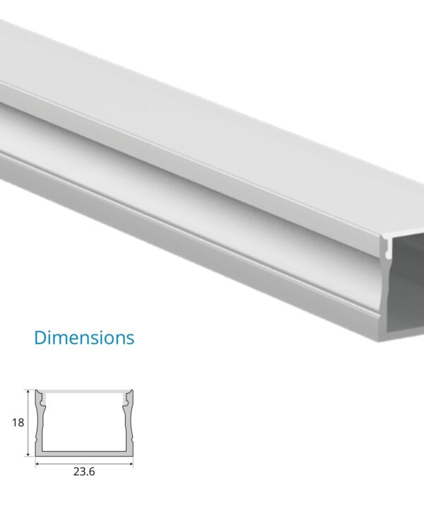 Surface Mounted Profile – EN-PFL-SMS-S2418
