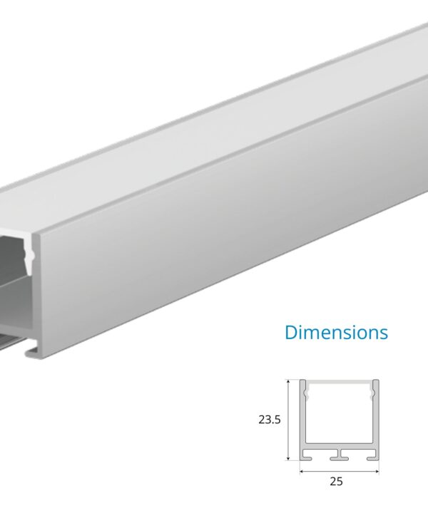 Surface Mounted Profile – EN-PFL-SMS-S2525