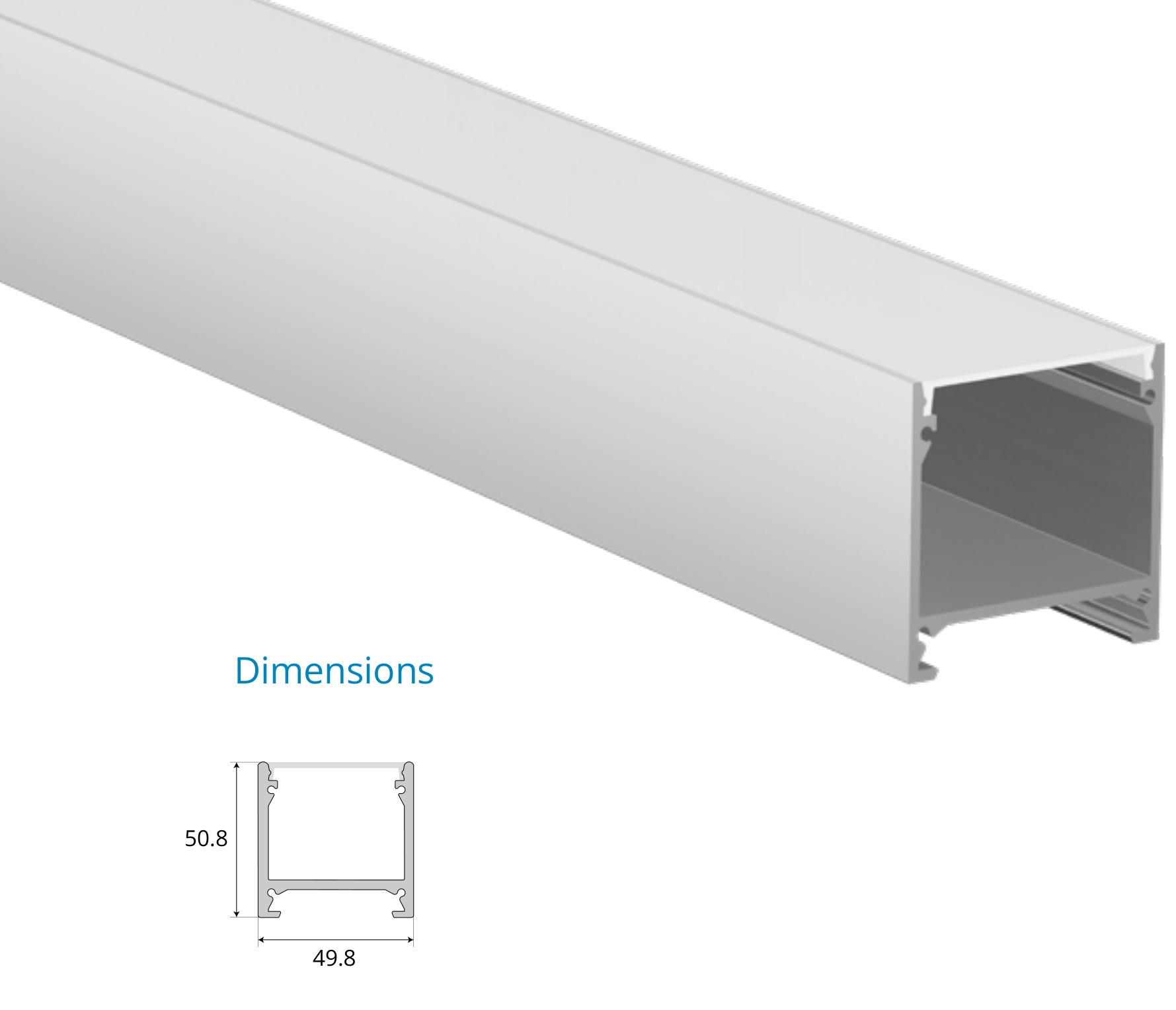 Surface Mounted Profile – EN-PFL-SMS-S5050
