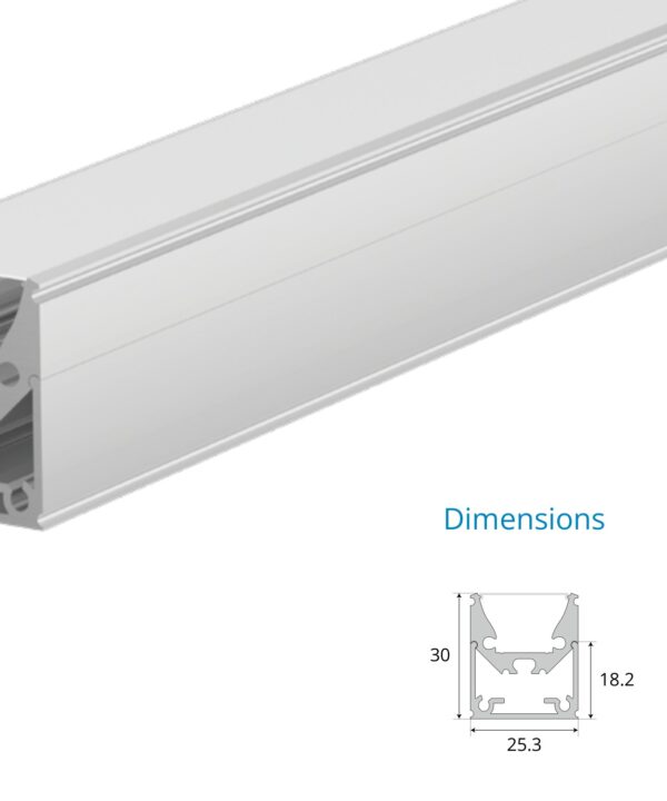 Surface Mounted Profile – EN-PFL-SMS-S2530
