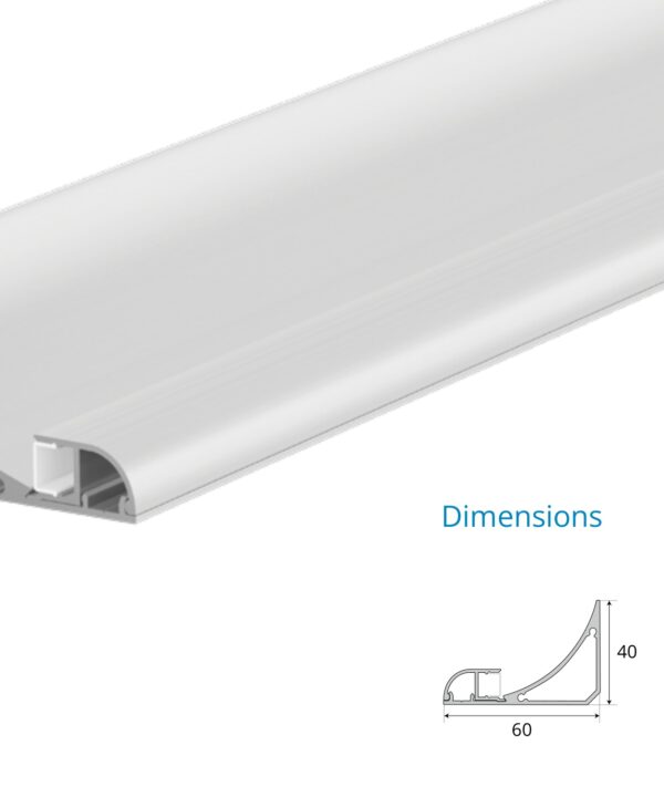 Asymmetric Cove Corner Profile – EN-PFL-ACC-S6040