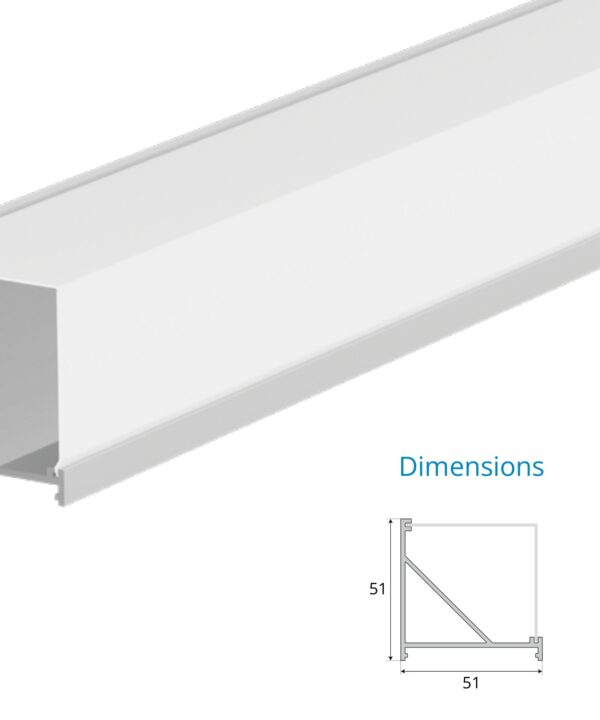 Asymmetric Cove Corner Profile – EN-PFL-ACC-S5151