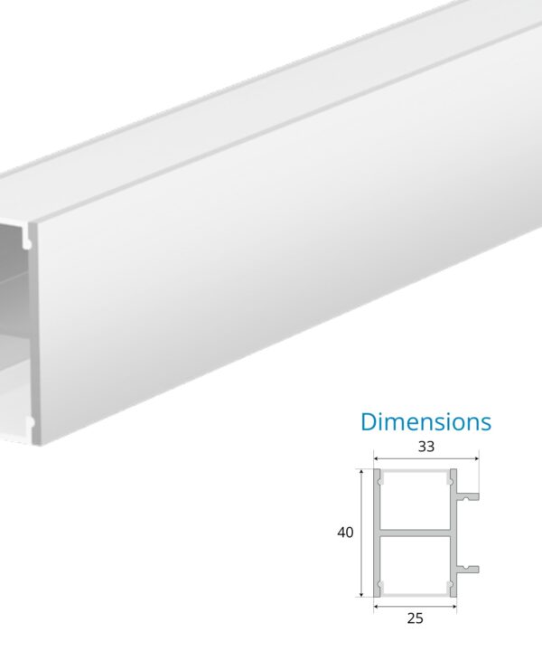 Surface Mounted Profile – EN-PFL-SMS-S3040