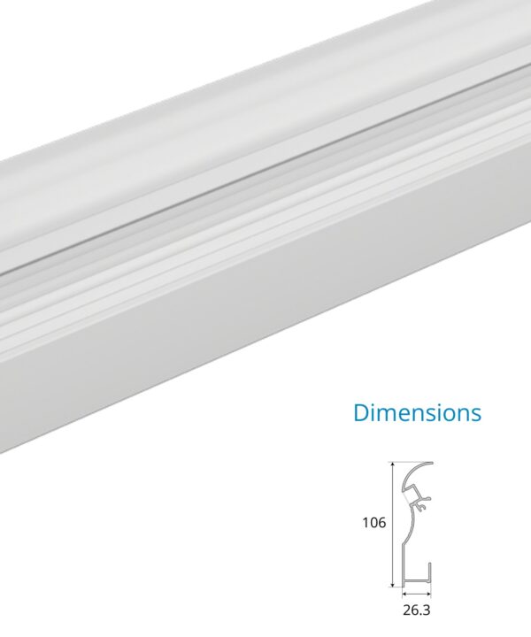 Skirting Step Floor Profile – EN-PFL-SSF-S26106