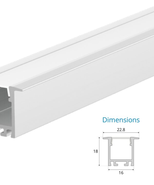 Skirting Step Floor Profile – EN-PFL-SSF-R1618