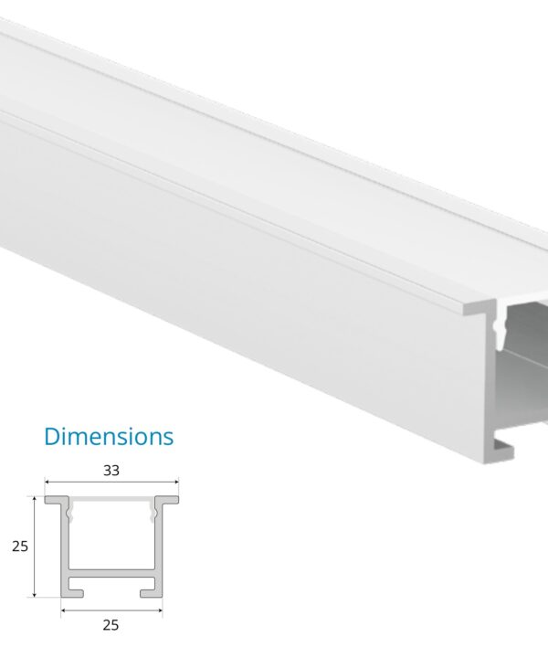 Skirting Step Floor Profile – EN-PFL-SSF-R2525