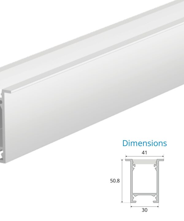 Skirting Step Floor Profile – EN-PFL-SSF-R3050