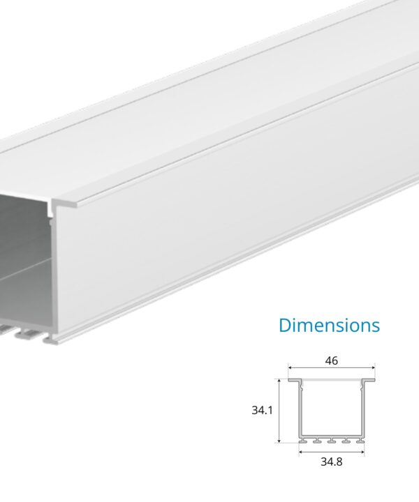 Skirting Step Floor Profile – EN-PFL-SSF-R3535