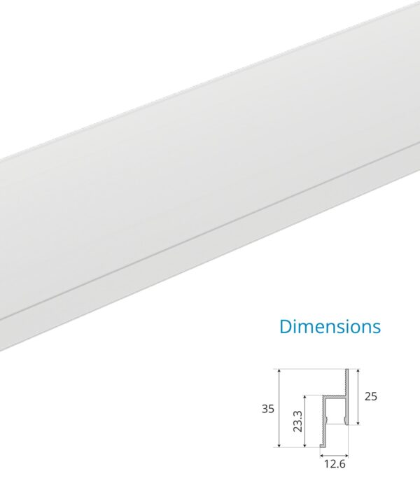 Asymmetric Cove Corner Profile – EN-PFL-ACC-R1335