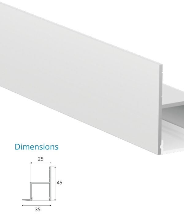 Asymmetric Cove Corner Profile – EN-PFL-ACC-R3545