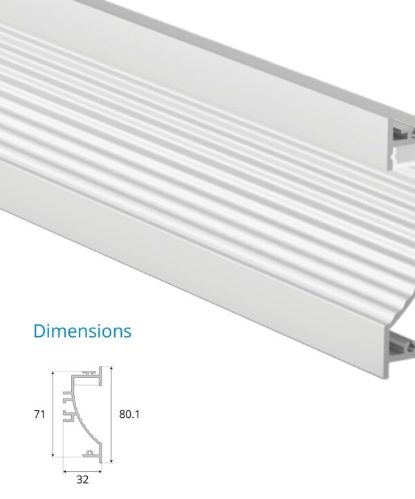 Skirting Step Floor Profile – EN-PFL-SSF-R3280