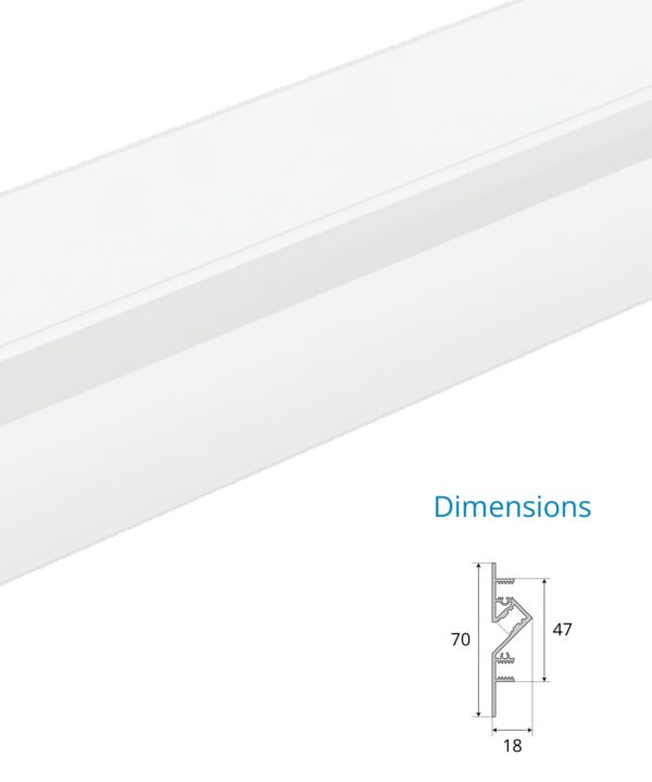Skirting Step Floor Profile – EN-PFL-SSF-R7018