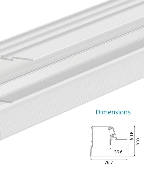 Asymmetric Cove Corner Profile – EN-PFL-ACC-R7663