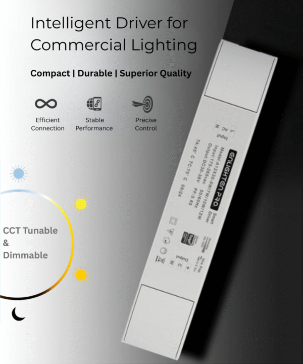 Enlighten Pro Smart Driver - CCT Tunable & Dimmable LED Driver